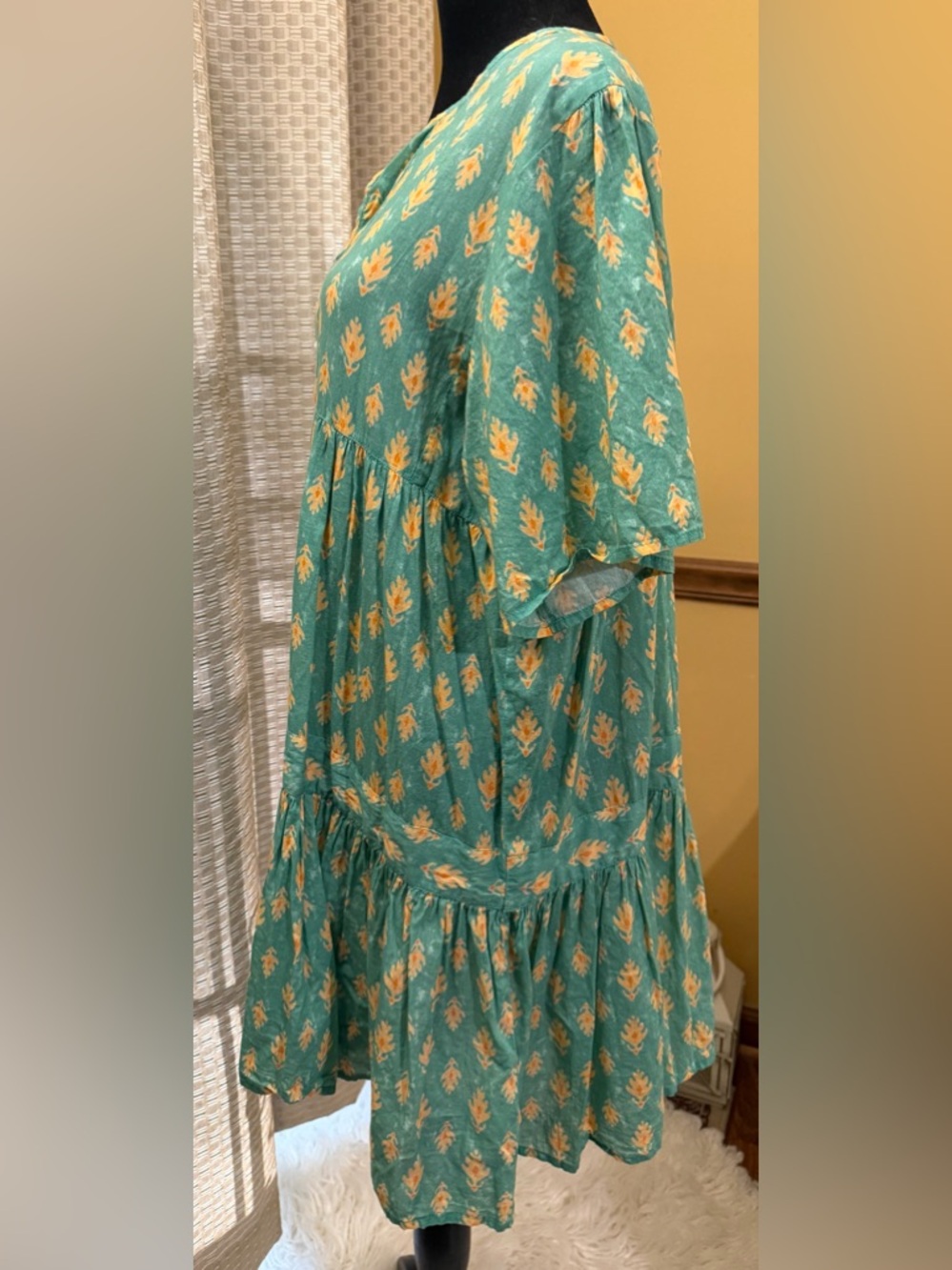 Marea Tiki Dress 100% Cotton - Picture 7 of 12
